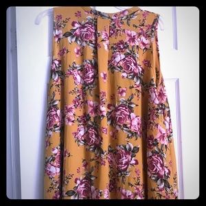Boutique Floral Plus Size Dress